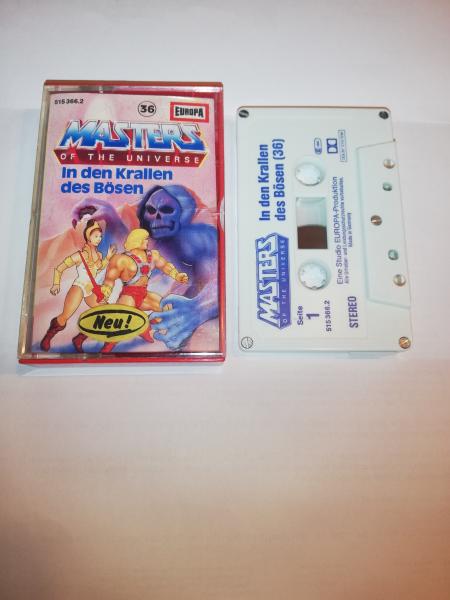 Masters of the Universe Folge 36 In den Krallen des Bösen 5-fach Silber geschraubt Weiß mit Blauen Druck 515366.2 Europa(Großes Fenster)